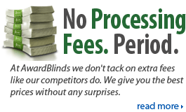 No Processing Fees. Period.