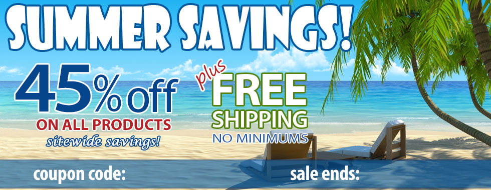 45% off Summer Savings Sale
